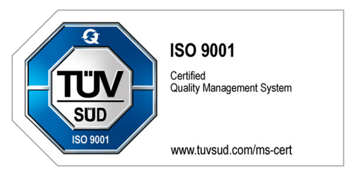 Minőségirányítás DIN EN ISO 9001:2015 FORM+TEST tanúsítvány