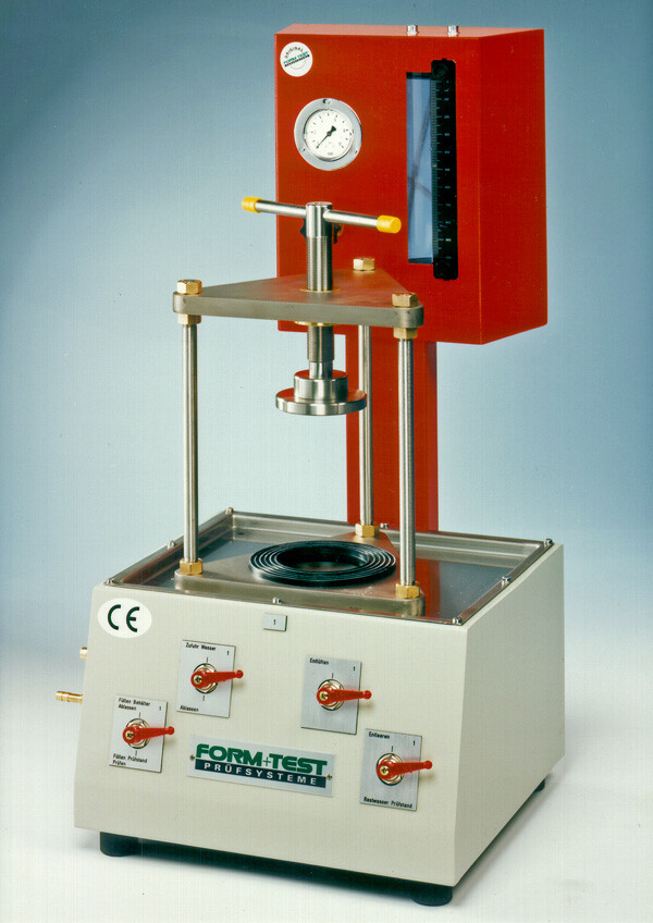 WE 1 MM vízáteresztő próbatest