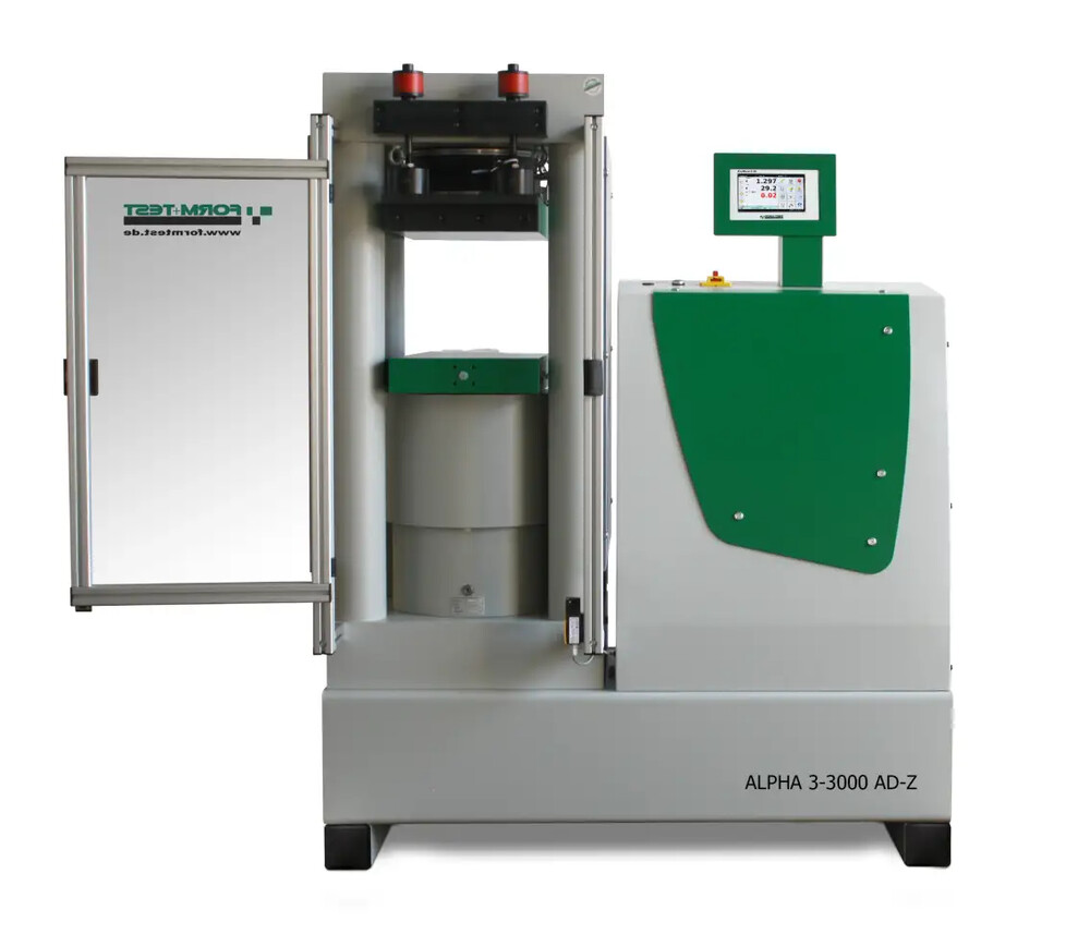 ALPHA 3-3000 AD-Z tömörítési vizsgálógép tégla teszteléshez